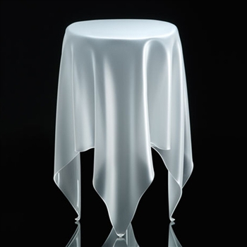 essey ice tall illusion table