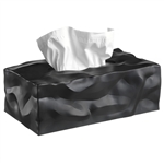 essey black wipy 2 tissue box cover