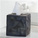 essey black wipy tissue box cover