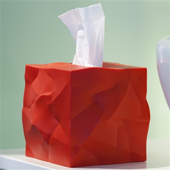 essey red wipy tissue box cover