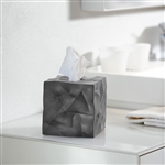 essey graphite grey wipy tissue box cover