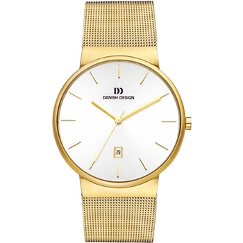 danish design tage gold large gents watch