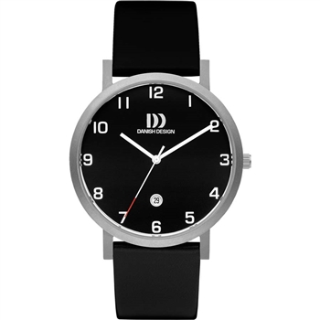 danish design rhone black large gents watch