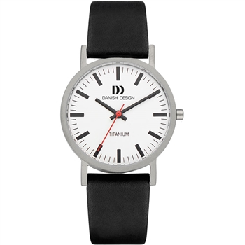 danish design rhine white black medium gents watch
