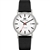 danish design rhine white black date medium gents watch