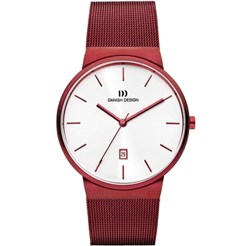danish design tage red large gents watch