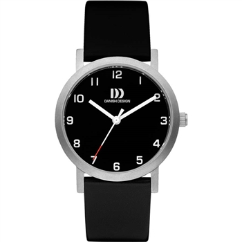 danish design rhone black medium ladies watch