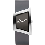 danish design squeezy silver grey ladies watch