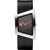 danish design squeezy silver black ladies watch