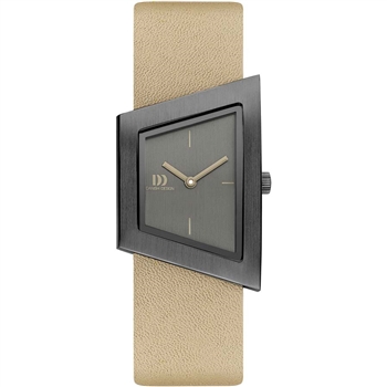 danish design squeezy grey beige ladies watch