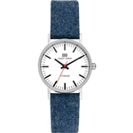 danish design rhine vegan navy small ladies watch