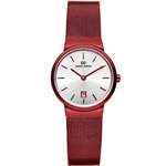 danish design tage red small ladies watch