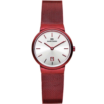 danish design tage red small ladies watch