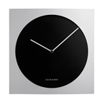 jacob jensen silver and black 318 wall clock