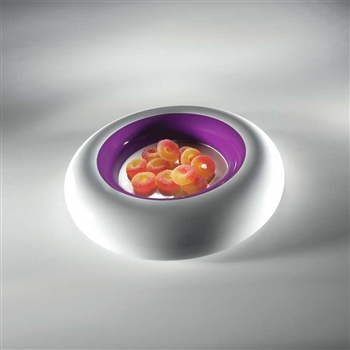 mebel 24 x 24 x 4cm purple entity 2 round dish