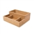 rosseto large bamboo condiment tray bakery building block