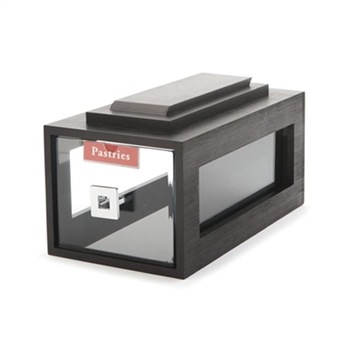 rosseto small black acrylic drawer bakery building block