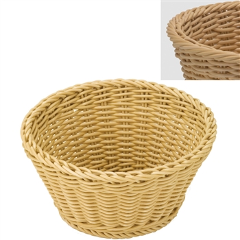 saleen light beige round basket