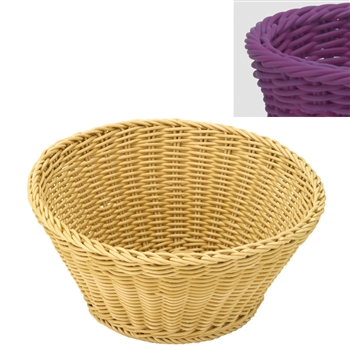 saleen purple round basket