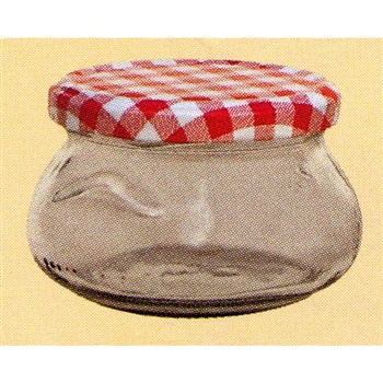 uwo wolf pack of 6 x 250ml bulb preserving jars with red lids