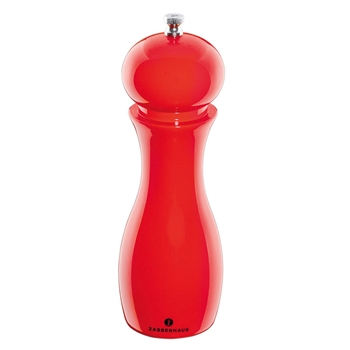 zassenhaus 19cm dusseldorf red plastic pepper mill