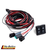 Black Illuminated Switches with Wire Harness for Console Placement #206
