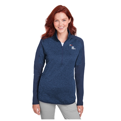 UA LADIES QUALIFIER HYBRID QUARTER-ZIP