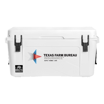 TFBIC BISON 50 QUART COOLER in WHITE