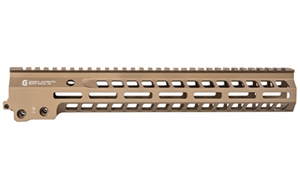 Geissele Automatics, MK14, Super Modular Rail, 13.5", MLOK, Desert Dirt Color Finish, Barrel Nut Wrench Sold Separately (GEI-02-243), Gas Block Not Included