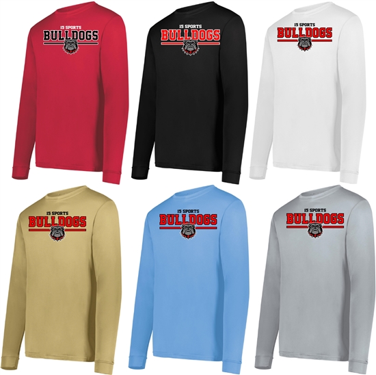 15 Sports Bulldogs Team Dryfit Tee L/S