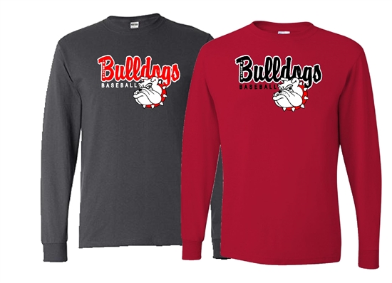 15 Sports Bulldogs Long Sleeve Mens tee