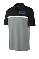 Carolina Comets Adult Sport-TekÂ® UV Micropique Colorblock Polo