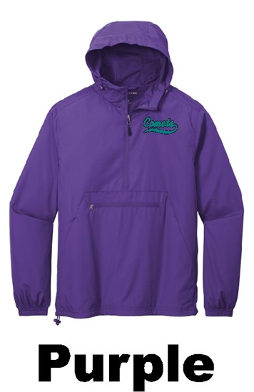 Carolina Comets Adult Sport-Tek Packable Anorak