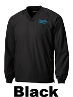 Carolina Comets Adult Sport-Tek V-Neck Raglan Wind Shirt