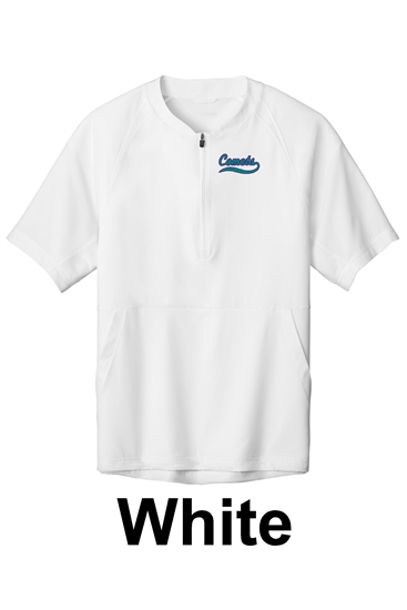 Carolina Comets Adult  Sport-TekÂ® Repeat 1/2-Zip Short Sleeve Jacket