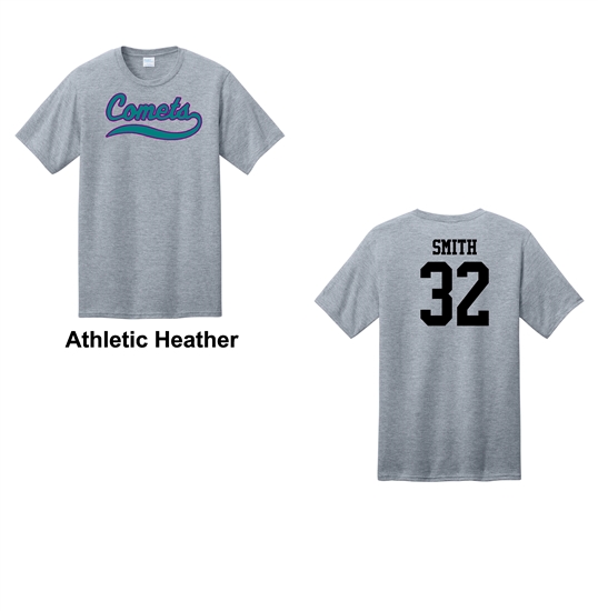 Comets Softball Tri-Blend Tee