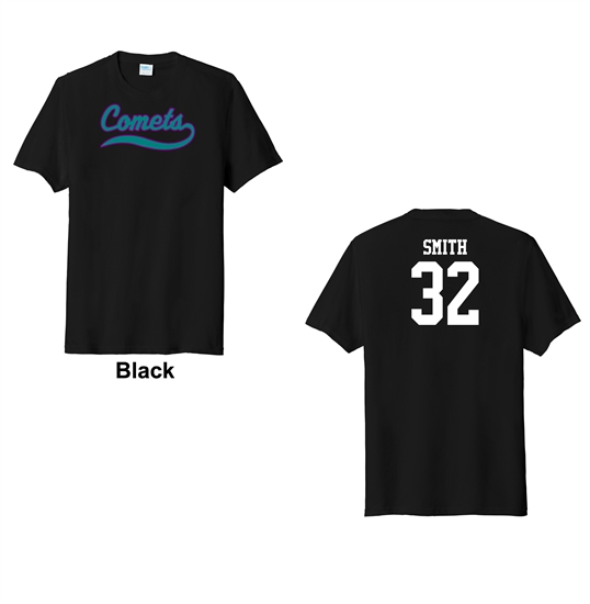 Comets Softball Tri-Blend Youth Tee
