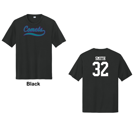 Carolina Comets Dryfit Tee