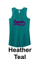 Comets Softball District Womenâ€™s Perfect Tri Racerback Tank