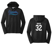 Carolina Comets Performance Fleece Pullover Hooded Sweatshirt