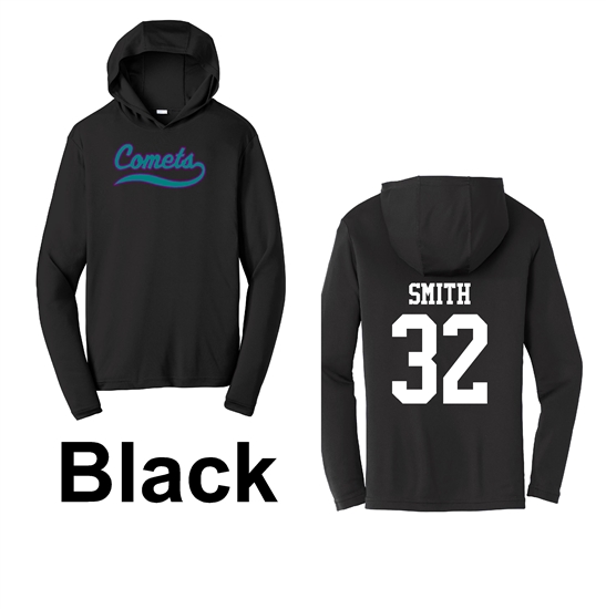 Carolina Comets Sport-TekÂ® PosiChargeÂ® Competitorâ„¢ Hooded Pullover