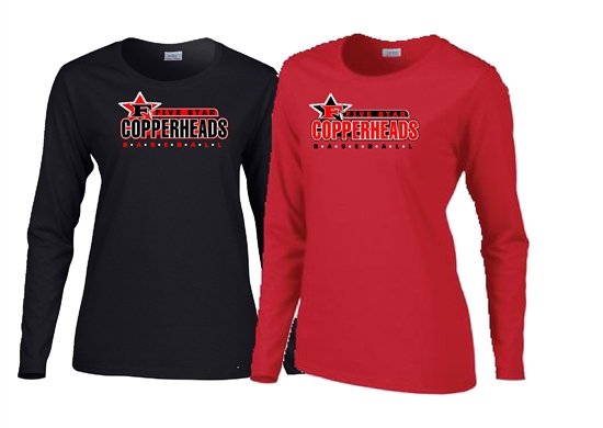 Copperheads Ladies Long Sleeve tee