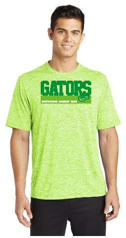 Gator Swim Electric Heather Dry Fit Tee Youth & Adult