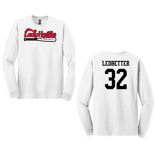 Lady Hawks Softball Dryfit Tee L/S