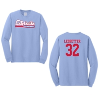 Lady Hawks Softball Long Sleeve Mens tee