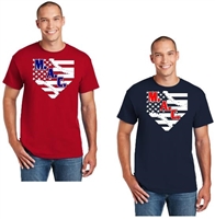 M.A.C Basesball Flag Dryfit Tee