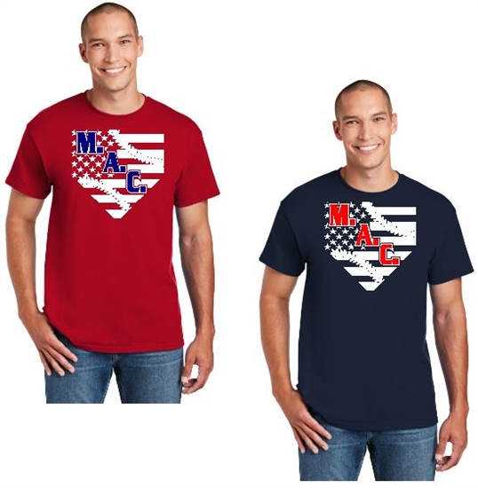 M.A.C Basesball Flag Dryfit Tee