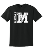 Mooresville Distressed M Tee