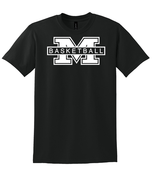Mooresville Original M Basketball Tee