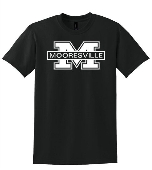 Mooresville White M Tee
